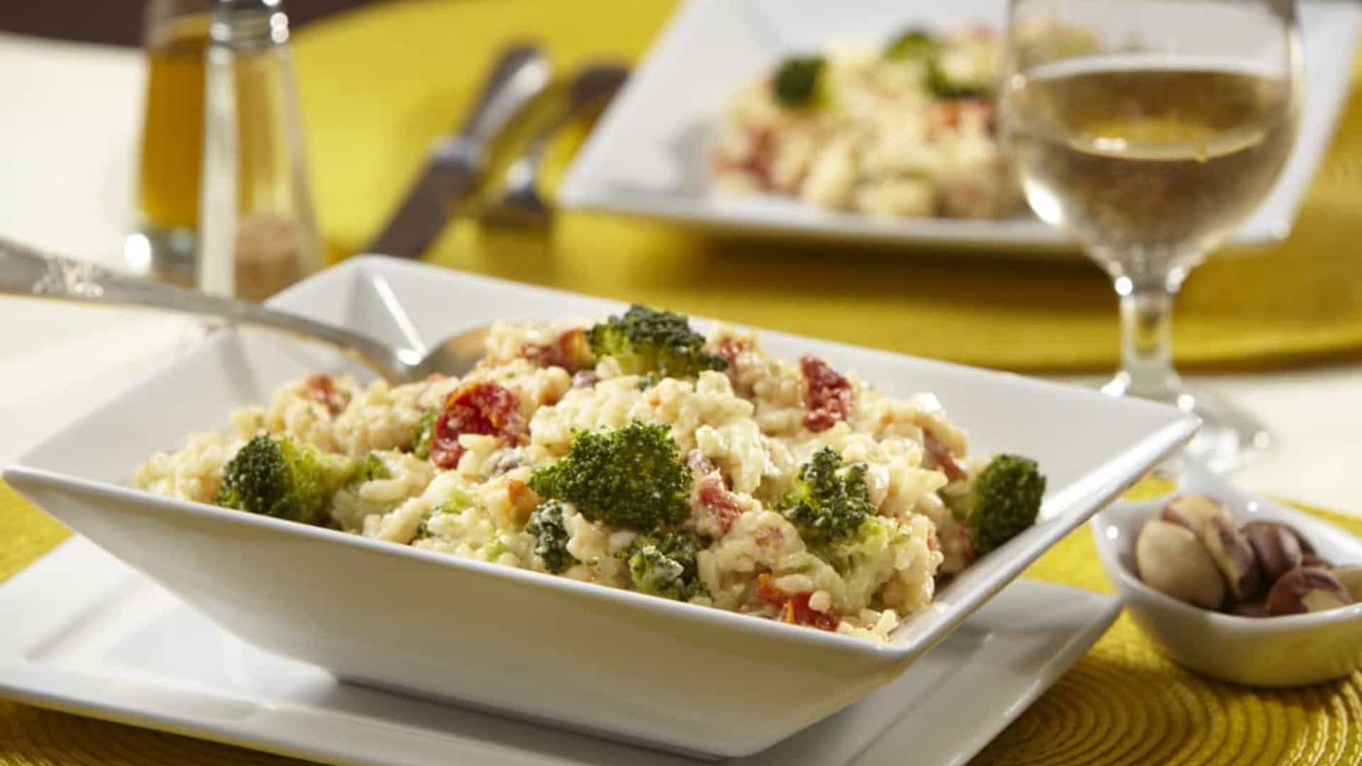 Fácil e rápida: aprenda a receita para fazer um delicioso risoto de brócolis
