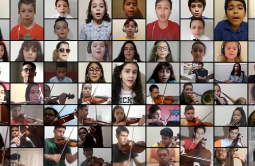 Orquestra e Coro do Projeto Música Criança interpretam a canção Berimbau - Jornal da Franca