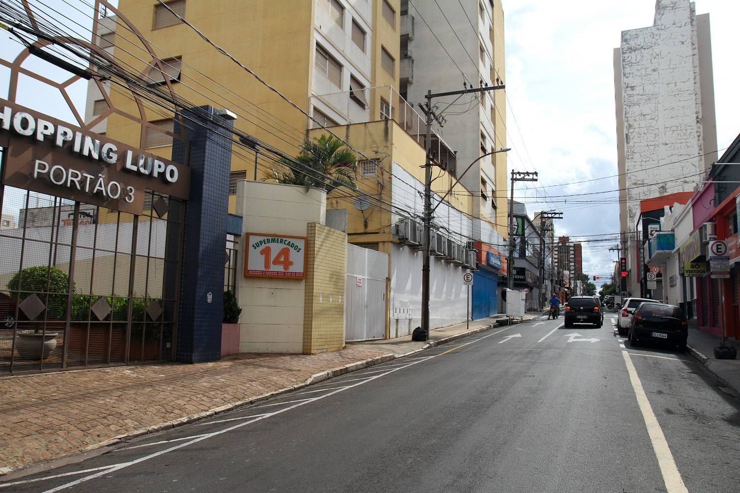Araraquara tem ruas vazias por conta do lockdown
