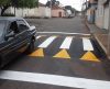 Lombofaixas são instaladas em ruas de São Joaquim da Barra. Segurança a pedestres - Jornal da Franca