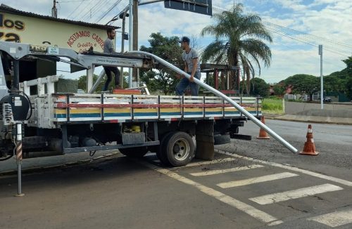 Orlândia começa a instalar semáforos nas avenidas marginais; trânsito seguro! - Jornal da Franca