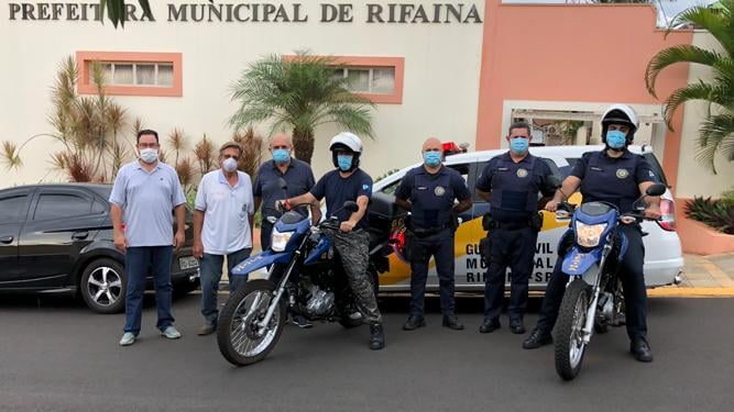 Guarda Civil Municipal recebe motos para reforço na segurança em Rifaina