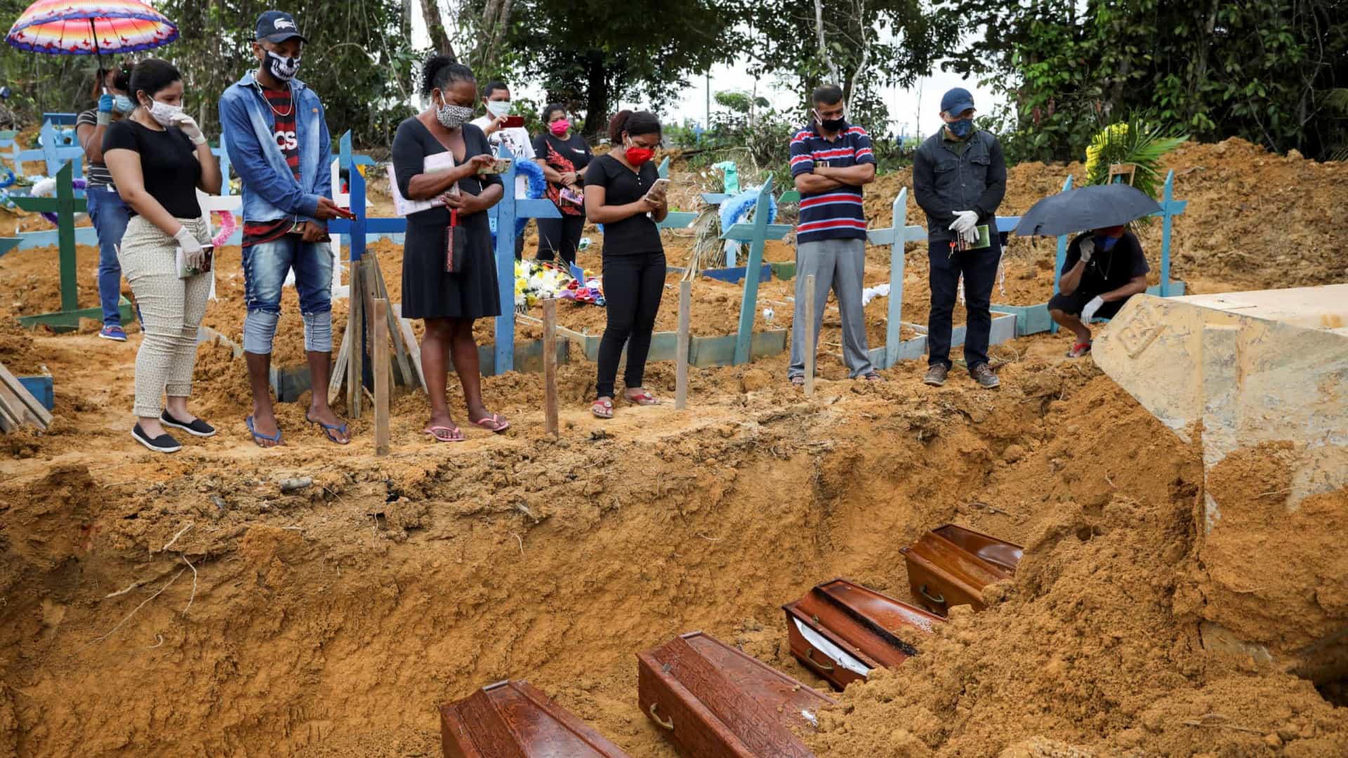 Brasil ultrapassou os EUA em número de mortes por Covid-19