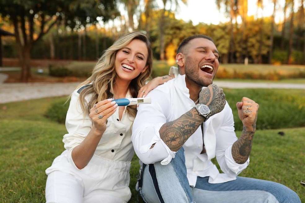 Lucas Lucco e Lorena Carvalho já são papais! Nasce Luca, filho do casal: “perfeição”