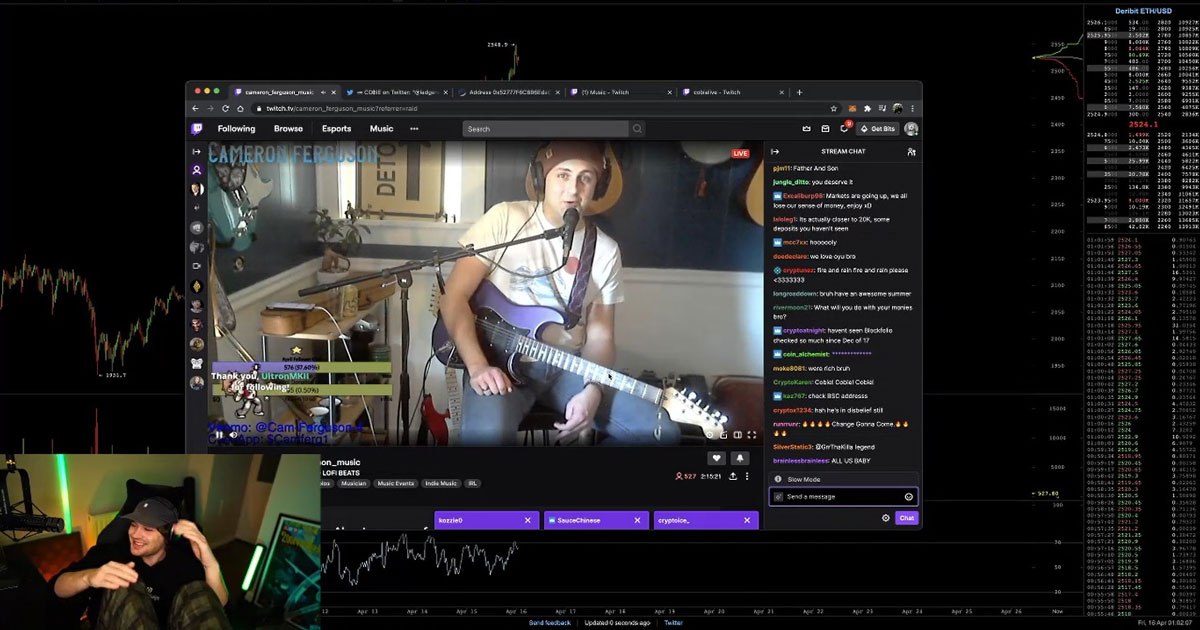 Jovem começa live sem ninguém para assisti-lo e termina com R$ 470 mil em doações