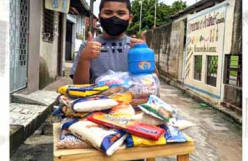 Menino desiste de videogame por causa nobre: distribuir cestas básicas para famílias - Jornal da Franca