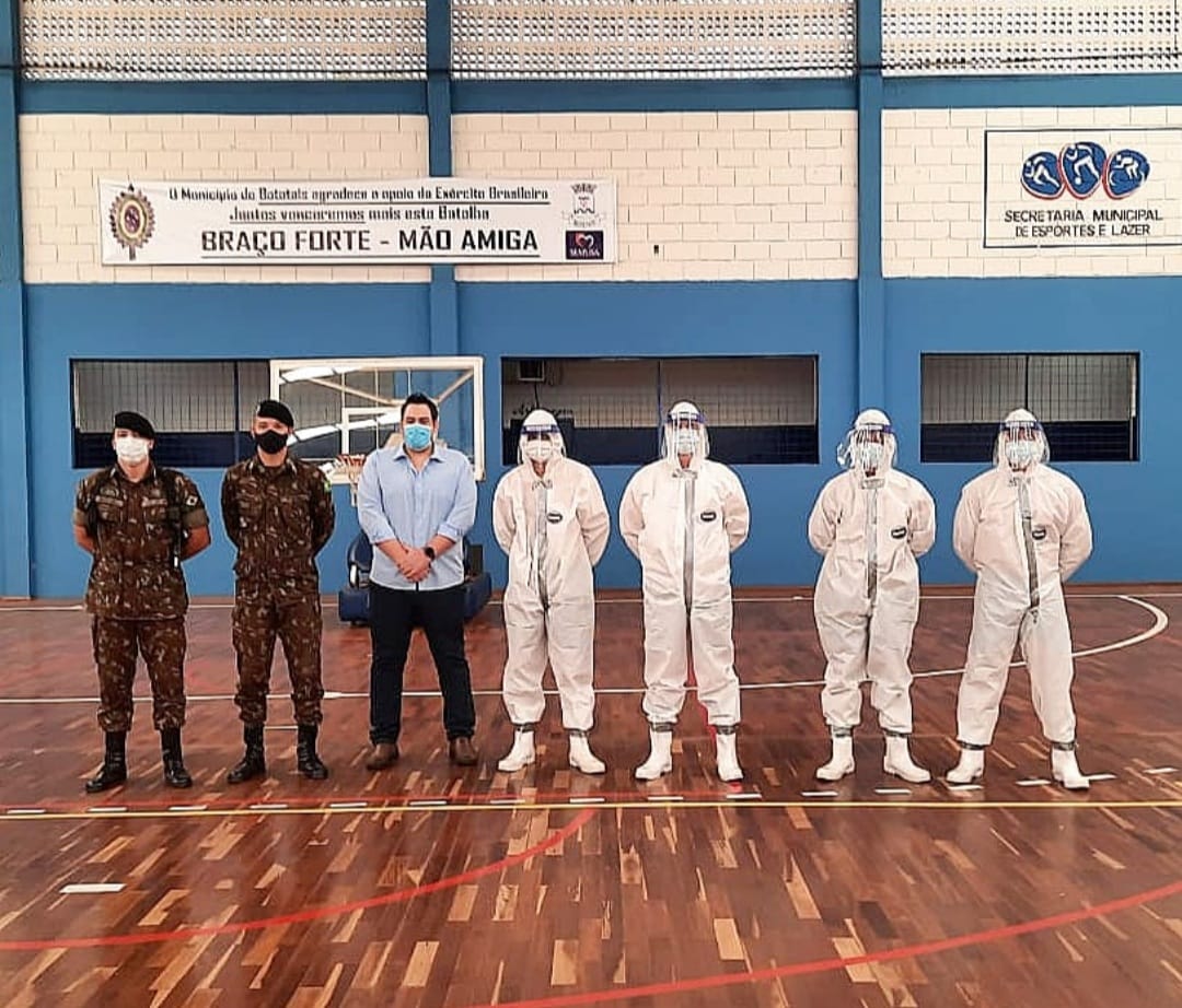 Exército chega a Batatais para ajudar no combate à pandemia de coronavírus
