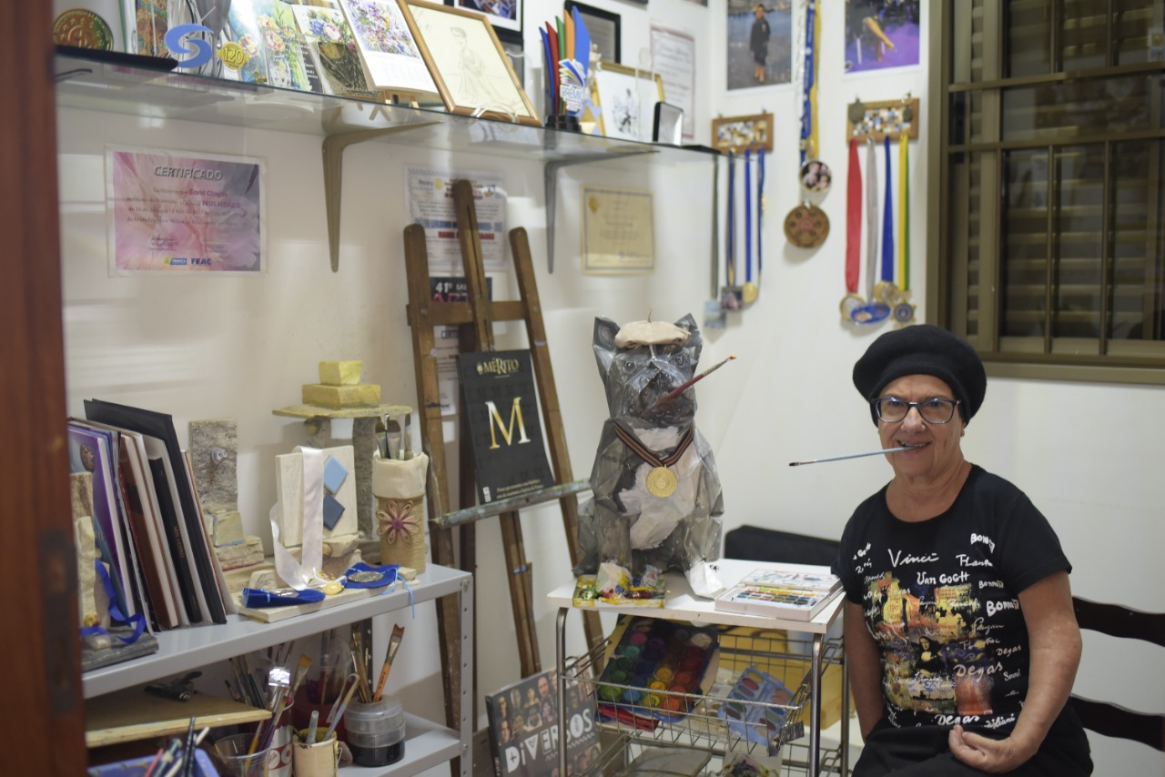 Maria Goret Chagas participa de exposições de arte em Campos do Jordão e São Paulo