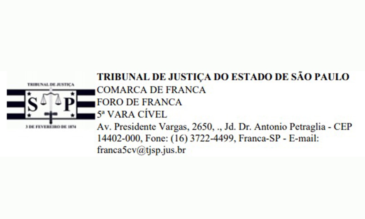 COMARCA DE FRANCA – FORUM DE FRANCA – EDITAL DE CITAÇÃO – PRAZO 20 (VINTE) DIAS
