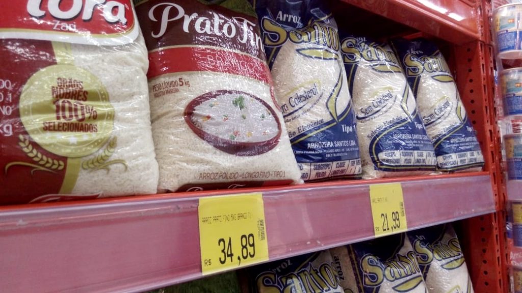 Preço do arroz aumentou 122% em um ano, mostra pesquisa. Peso no bolso é real