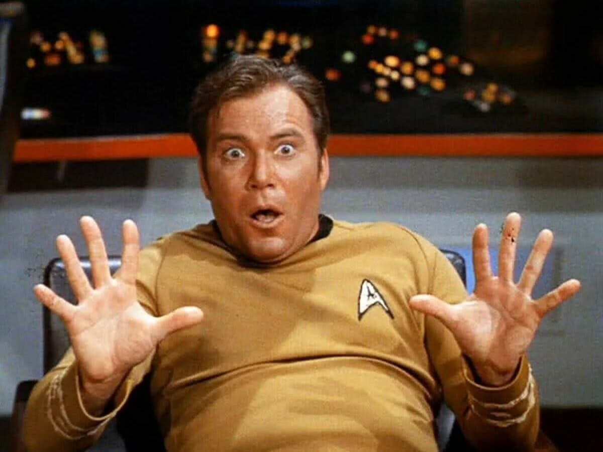 Quando a vida imita a arte: capitão Kirk, de Star Trek, foi ao espaço nesta quarta