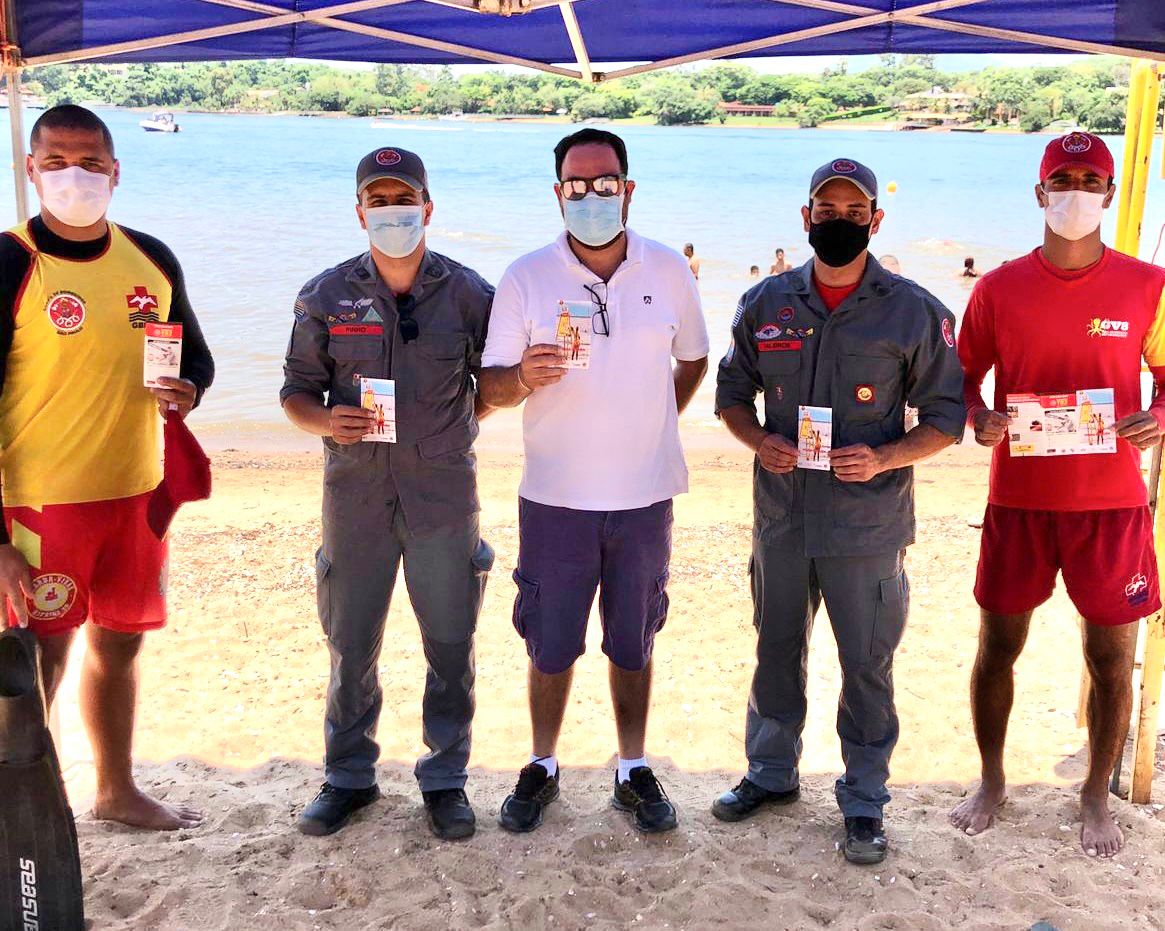 Prainha de Rifaina terá dois bombeiros e oito salva-vidas nos finais de semana