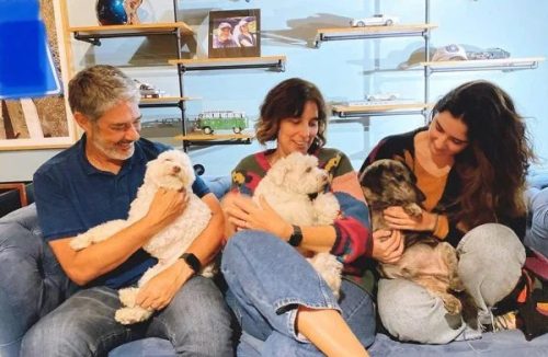 William Bonner e esposa adotam cãozinho que resgataram na beira de uma estrada - Jornal da Franca