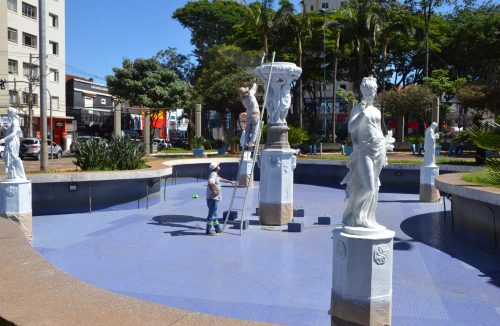 Praça N. Senhora da Conceição passa por revitalização antes do aniversário de Franca - Jornal da Franca