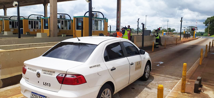 Ipem-SP verifica e libera os radares na rodovia Candido Portinari, em Batatais