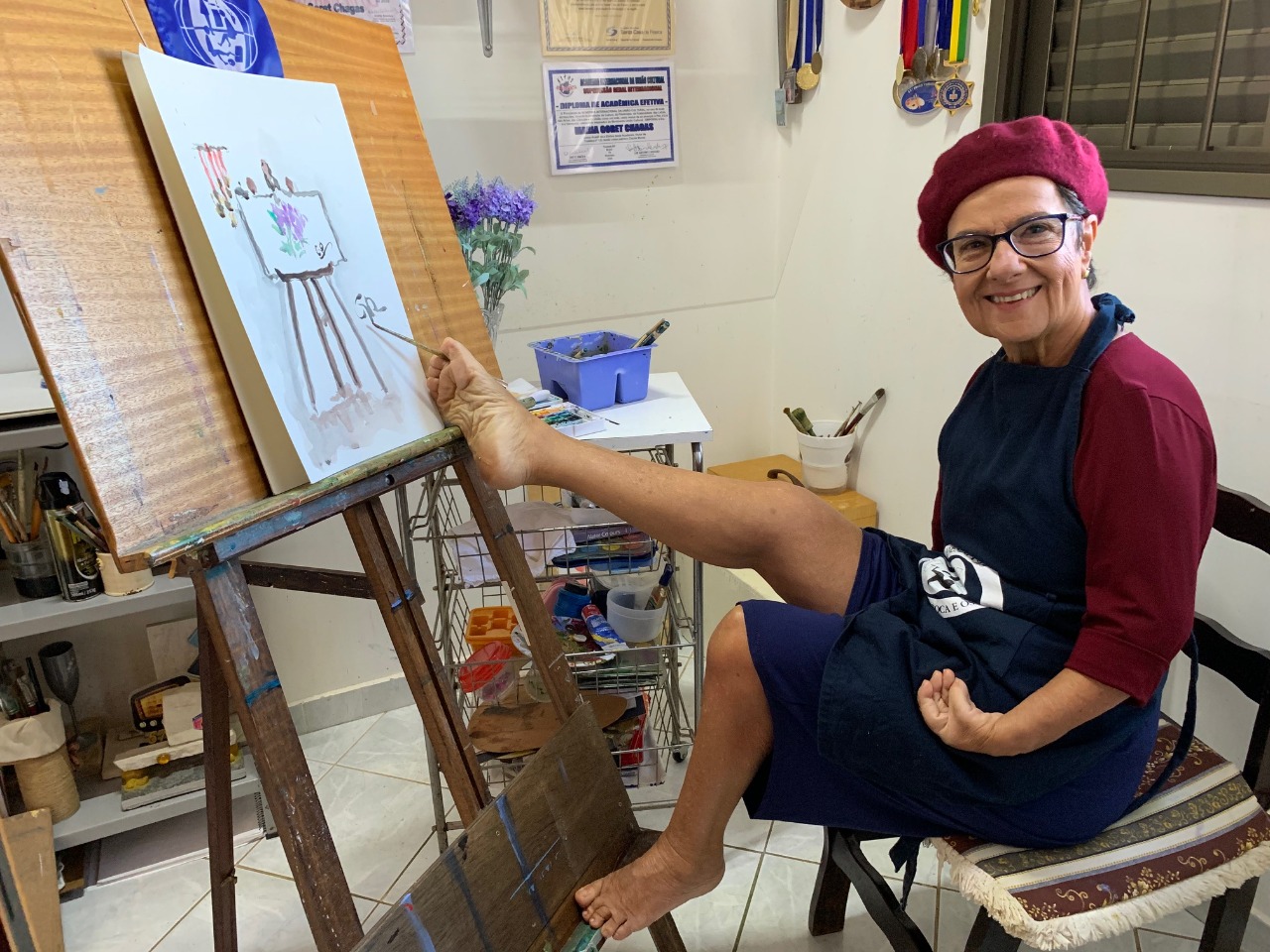Maria Goret Chagas participa da exposição Multiplicidade, na Assembleia Legislativa