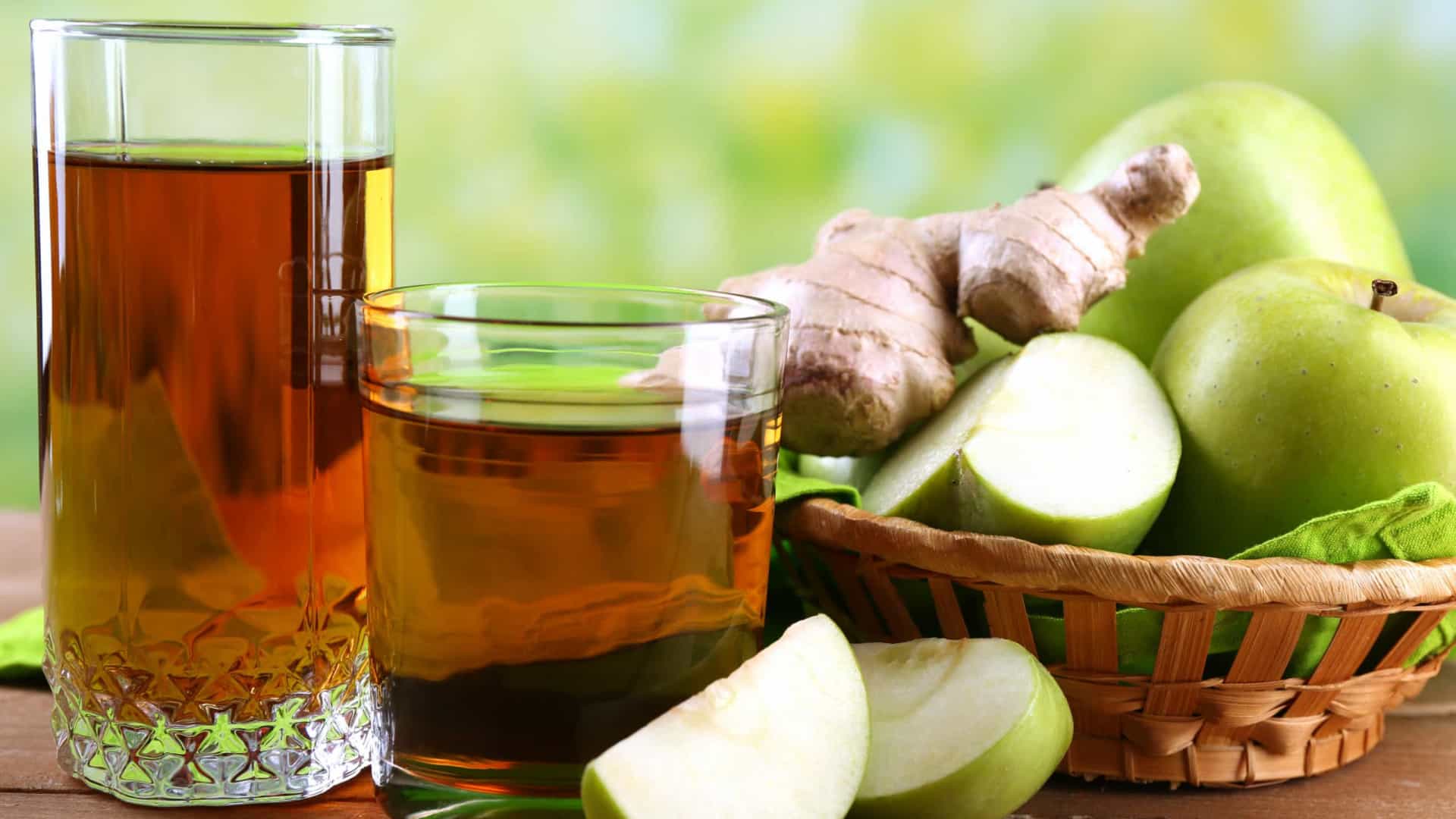 Suco de maçã e gengibre ajuda emagrecer e é um autêntico shot de energia!