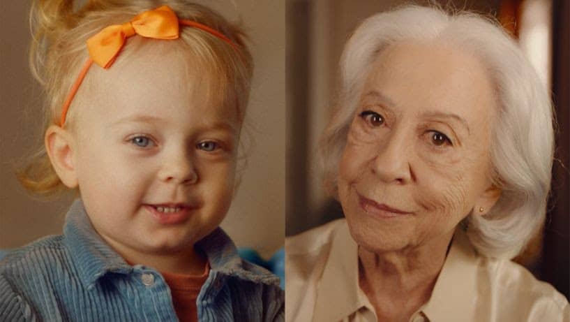 Comercial com Fernanda Montenegro e bebê Alice viraliza e faz Itaú bater recorde