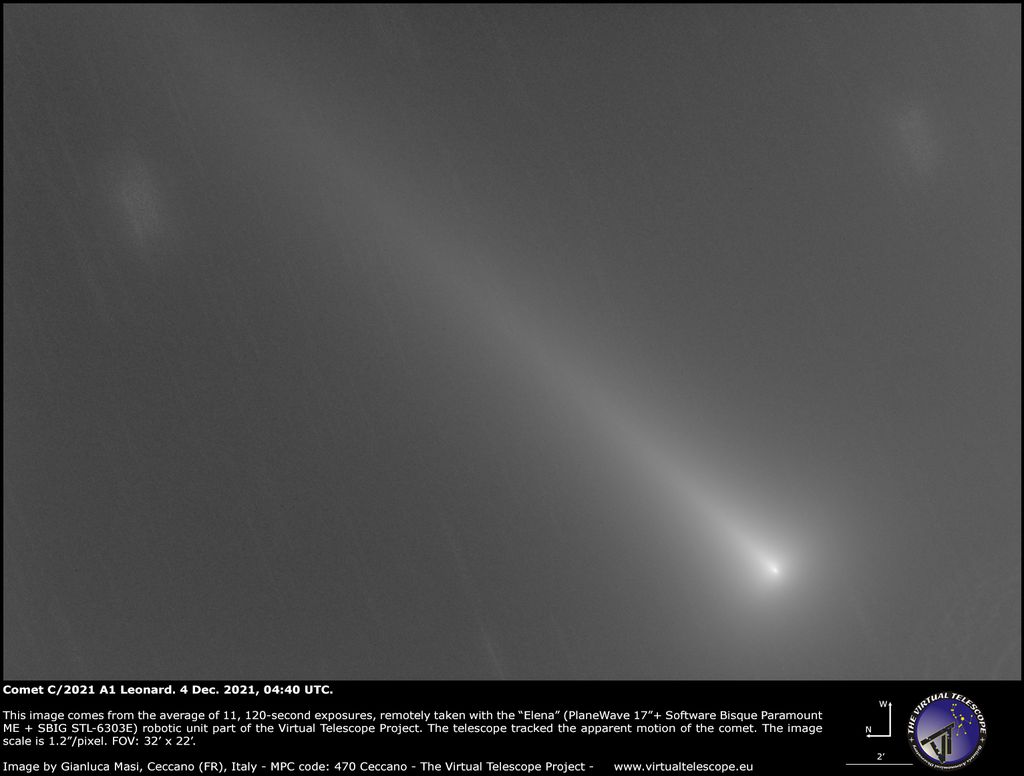 Cometa Leonard: veja fotos incríveis do objeto que pode ser visível a olho nu