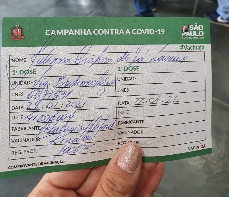 Carteira de vacinação