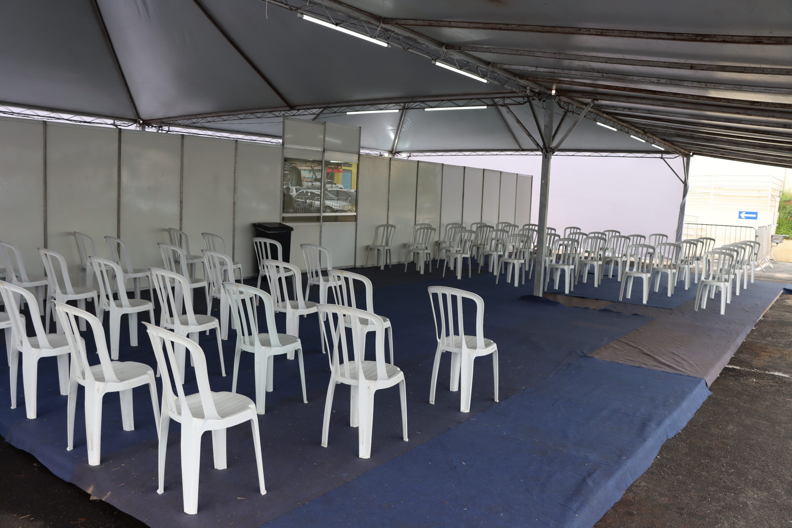 Em Franca, tenda de testagem para covid-19 começa a funcionar nesta terça, 11