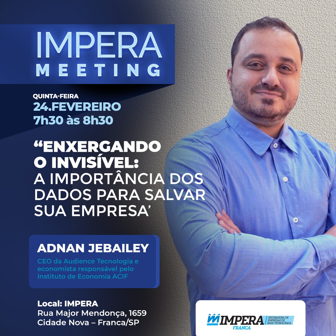 Impera Franca promove encontro sobre a importância dos dados para empresas nesta 5ª