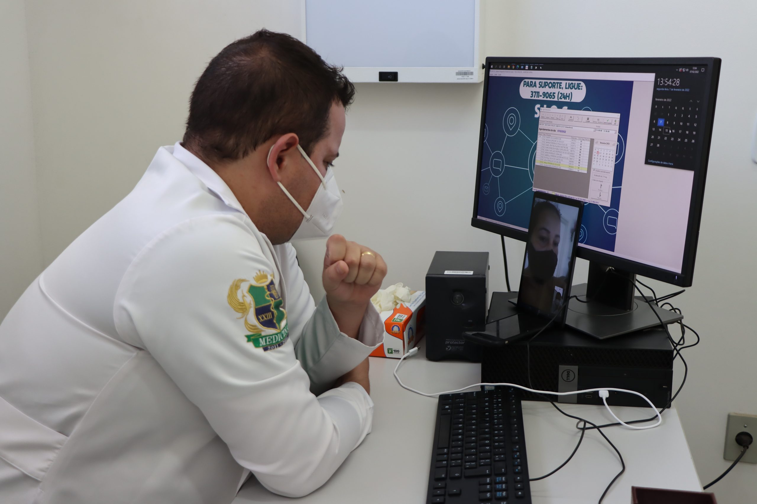 Teleconsultas em Franca está em funcionamento para síndromes gripais e covid-19