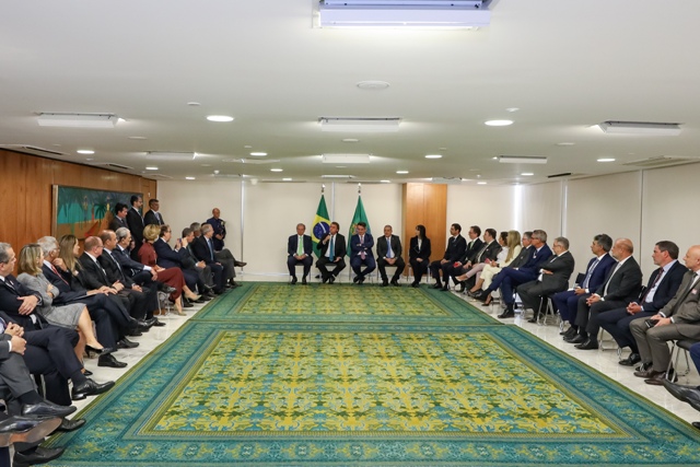 Calçadistas se reúnem, em Brasília, com presidente da República, Jair Bolsonaro