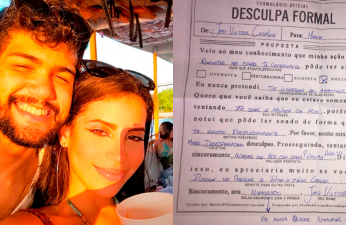 Jovem envia formulário formal de desculpa para reatar com namorada e viraliza na web - Jornal da Franca