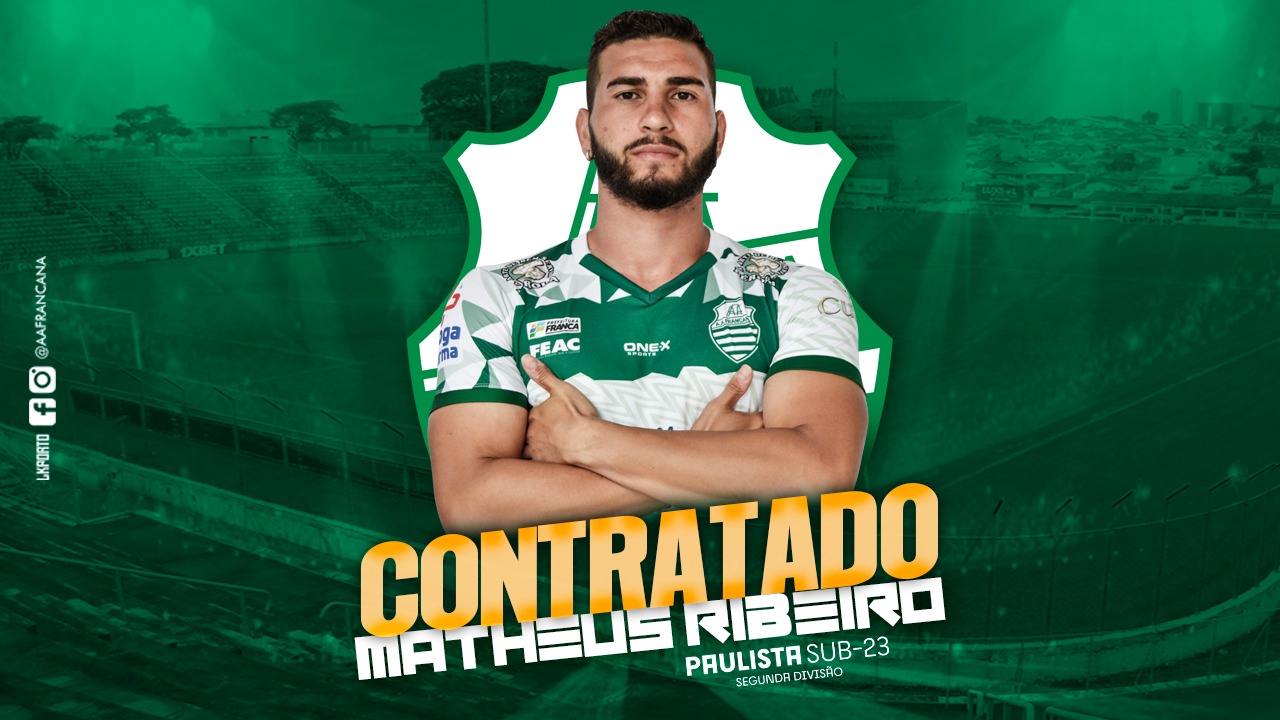 Francana anuncia contratação do zagueiro Matheus Ribeiro para a “Bezinha”