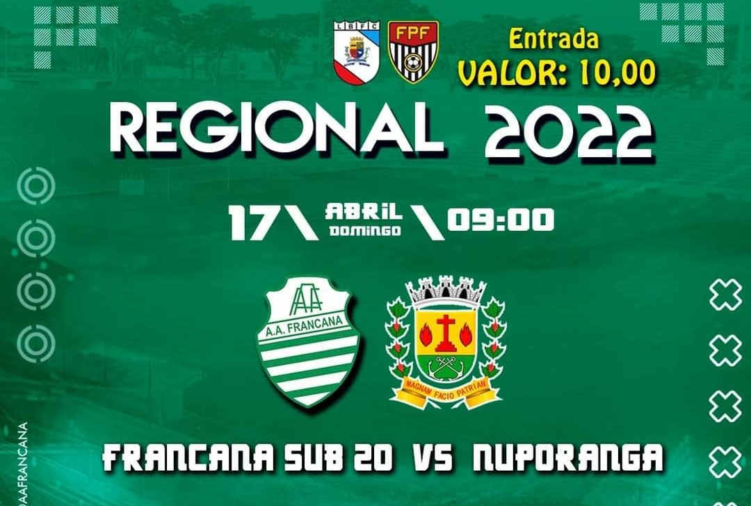 Francana enfrenta o time do Nuporanga pelo Campeonato Regional de Futebol