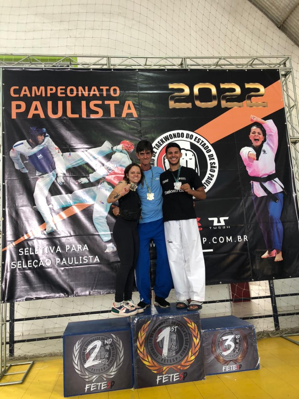 Equipe francana de Taekwondo conquista 2 ouros e 1 prata no Campeonato Paulista