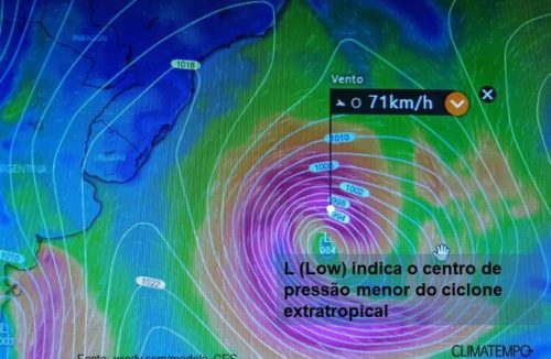 Francanos que vão pra praia no fim de semana estão atentos: ciclone está perto de SP - Jornal da Franca