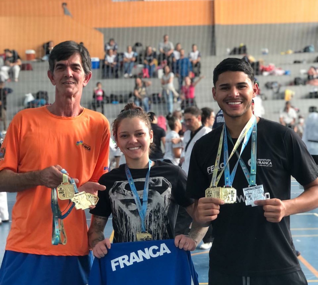 Atletas francanos se destacam no Paulista e vão disputar o Brasileiro de Taekwondo
