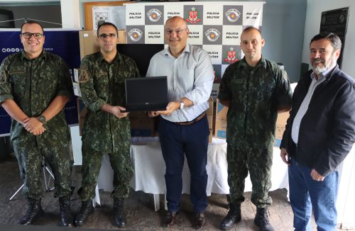Polícia Ambiental de Franca recebe computadores e notebooks da Prefeitura - Jornal da Franca