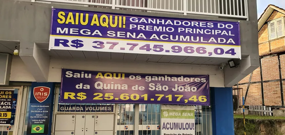 Aposta que ganhou R$ 117 milhões na Mega-Sena foi feita em lotérica já premiada