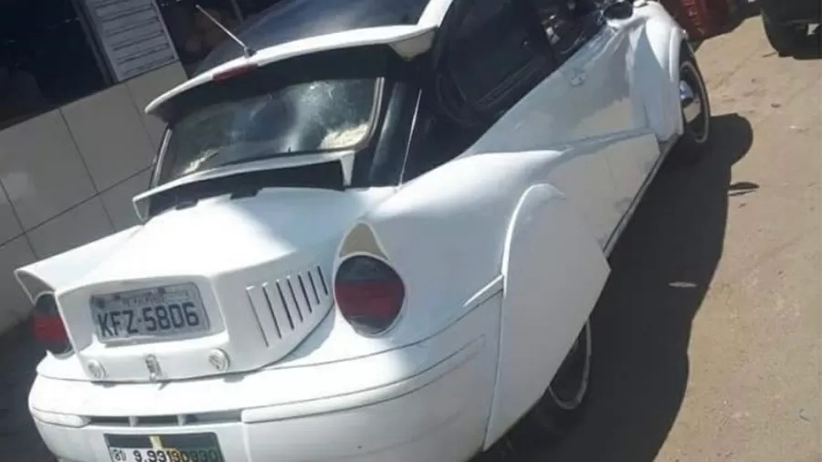 Agora a Nasa vem: VW Fusca com rabo de peixe é nova invenção do brasileiro