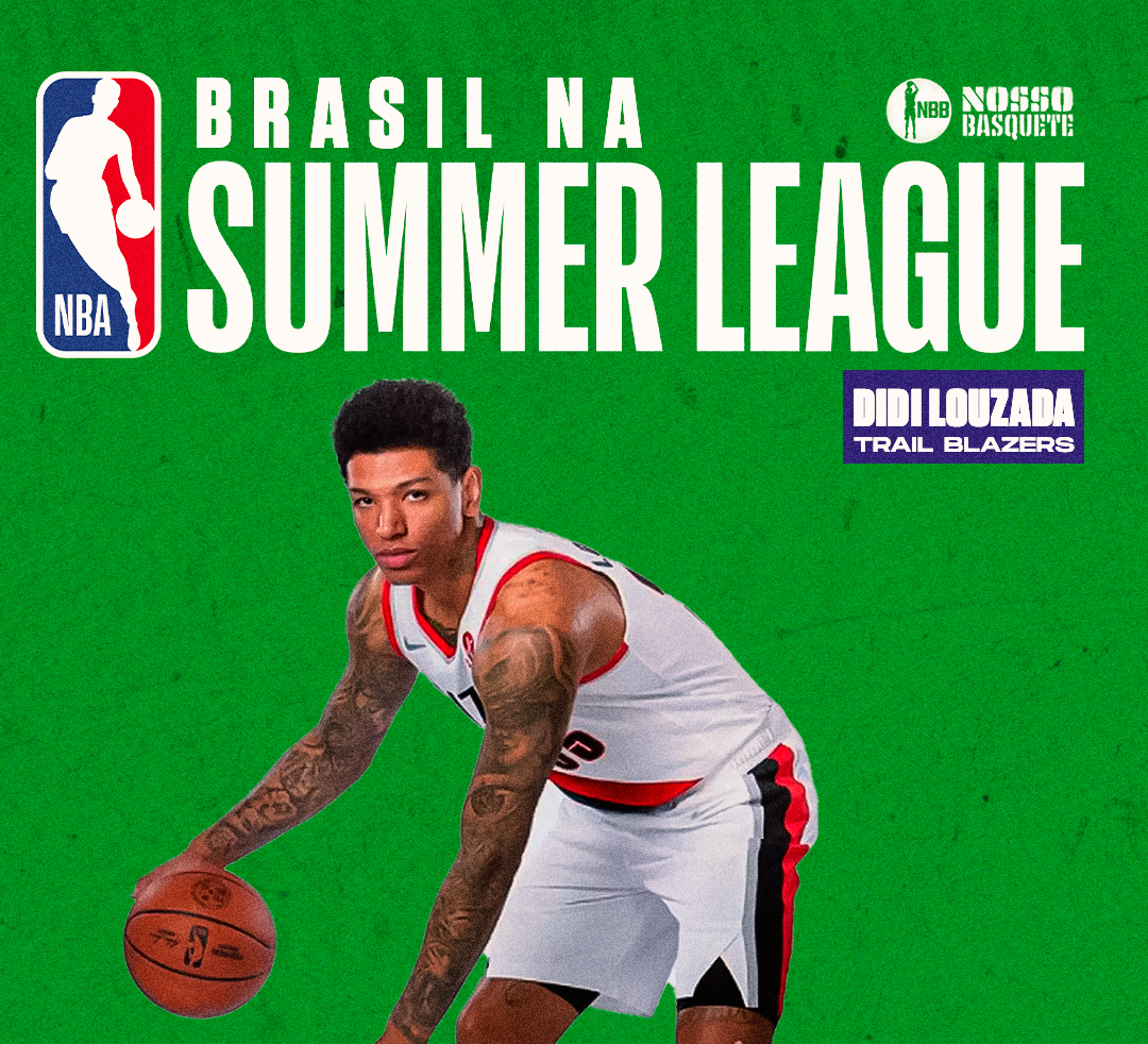Revelado pelo basquete francano, Didi Louzada segue firme com o Portland na NBA