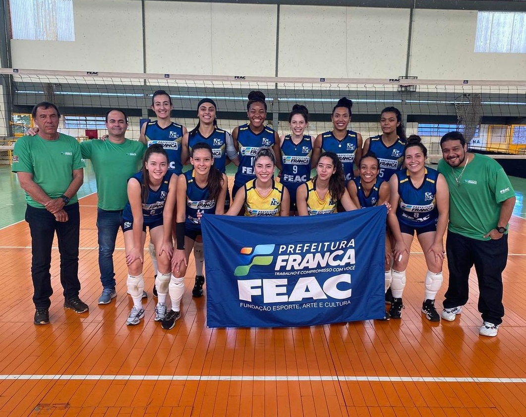 Vôlei feminino de Franca vence Cristais Paulista e segue firme nos Jogos Regionais