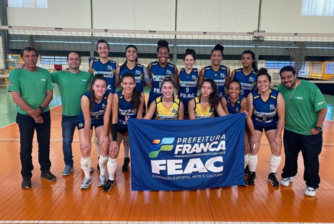 Jornal da Franca - Vôlei feminino de Franca vence Cristais Paulista e segue  firme nos Jogos Regionais - Jornal da Franca