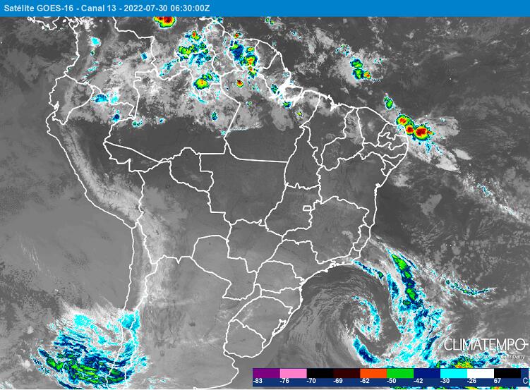 Frente fria invade o Brasil e temperatura deve ficar baixa em Franca neste domingo