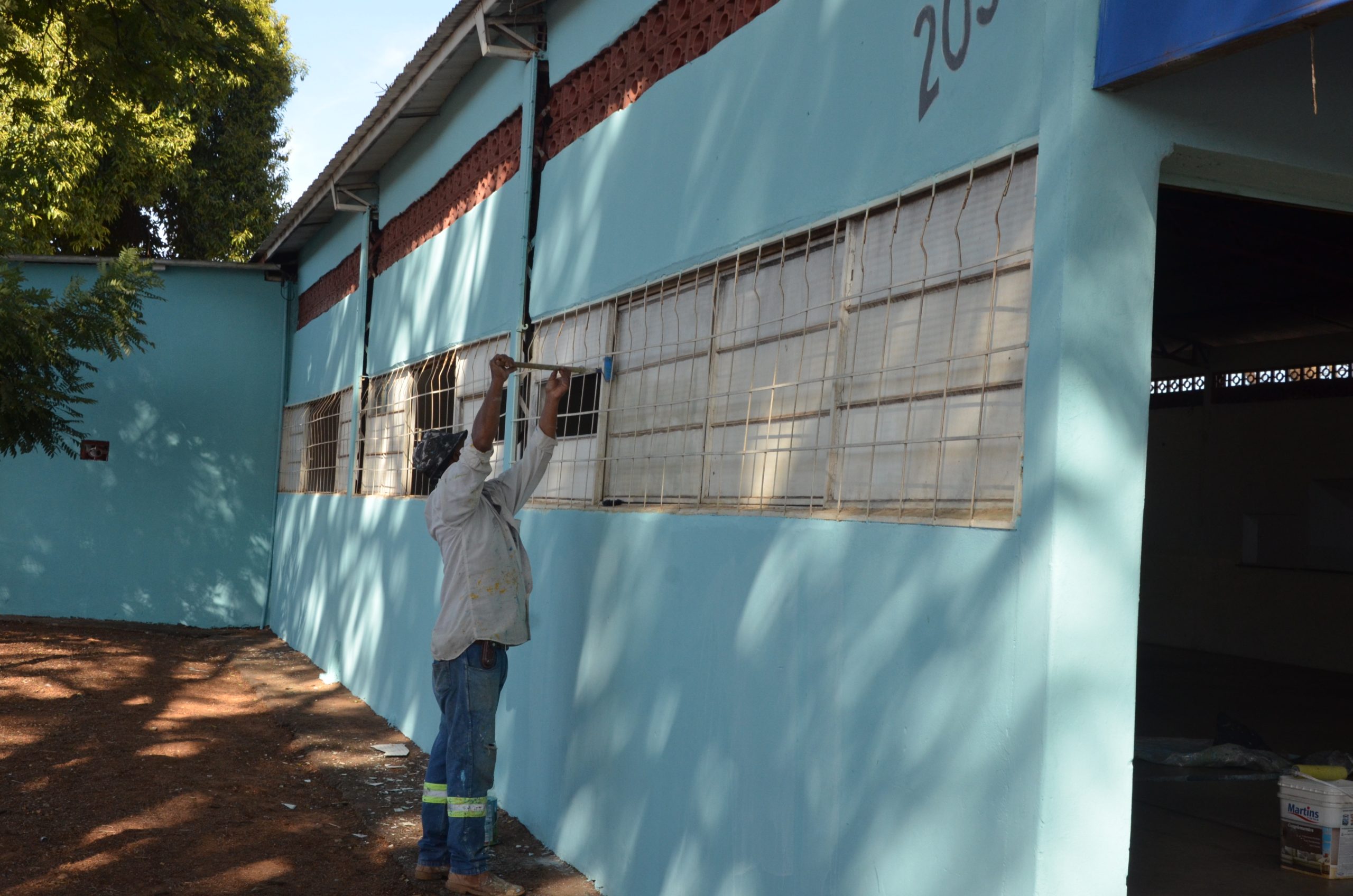 Área do antigo Centro Comunitário da Vila Santos Dumont passa por revitalização