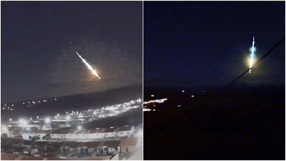 Meteoro explosivo é visto cruzando os céus durante a madrugada. Assista ao vídeo