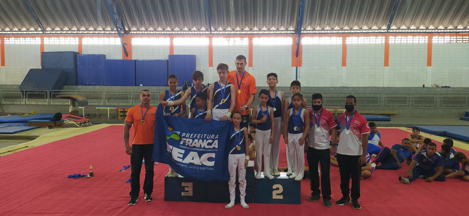Equipes de ginástica artística de Franca ganham destaque em competições