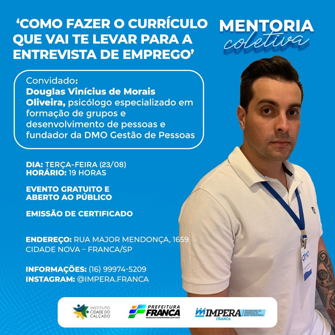 Aprenda na IMPERA ‘Como fazer o currículo que te leva para a entrevista de emprego’