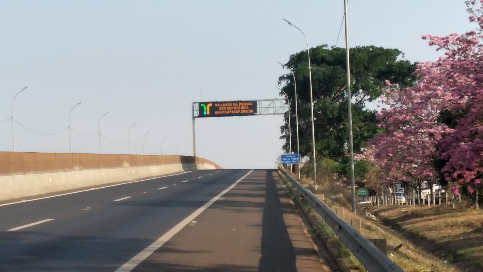 Arteris apoia “Setembro Verde” e coloca mensagem nos letreiros da Cândido Portinari