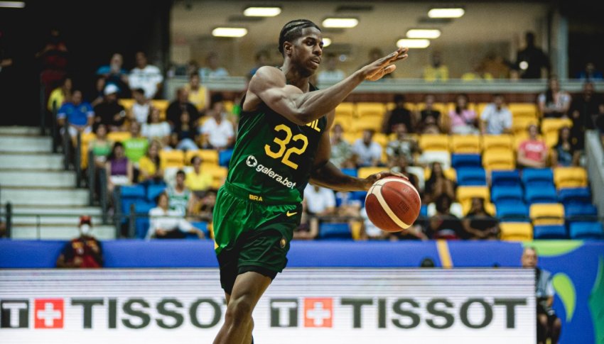 Seleção Brasileira pega República Dominicana, hoje, pela AmeriCup de basquete