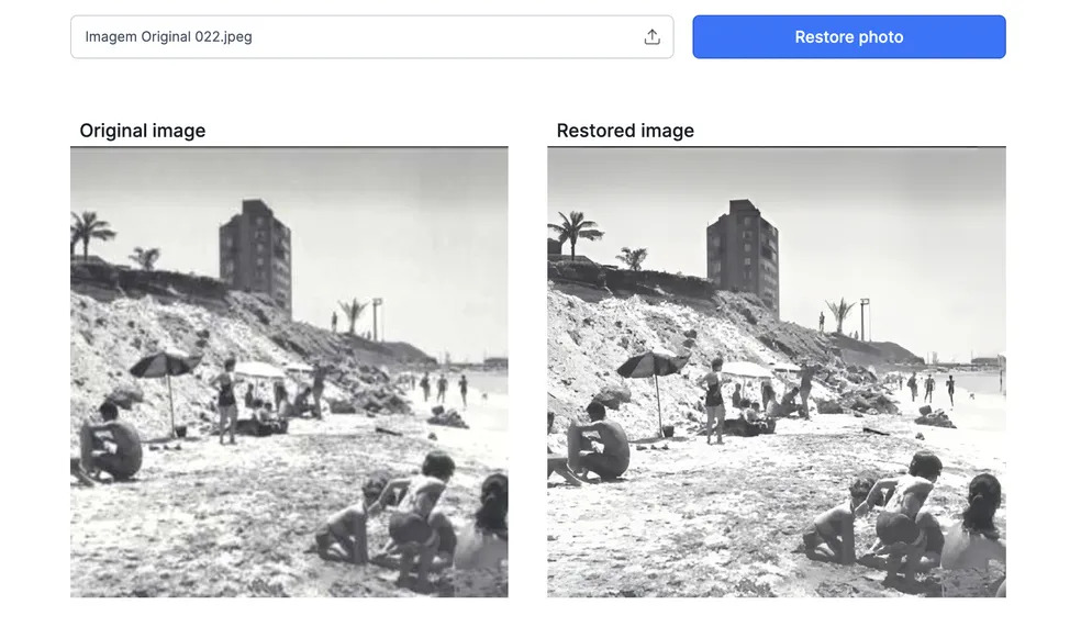 Como restaurar fotos antigas pela Internet, de graça, usando inteligência artificial