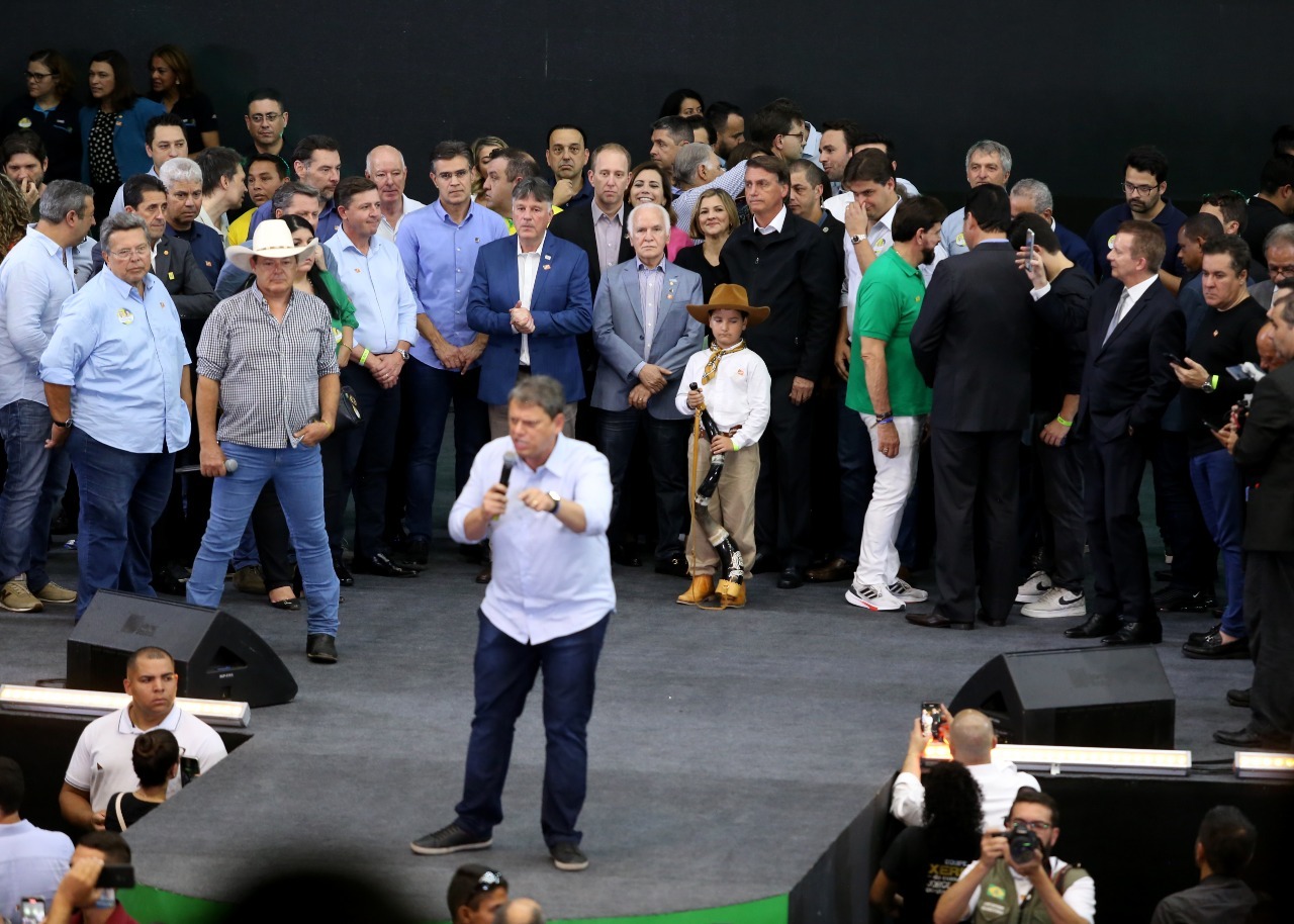 Deputada Delegada Graciela participa de evento pró Tarcísio e Bolsonaro em SP