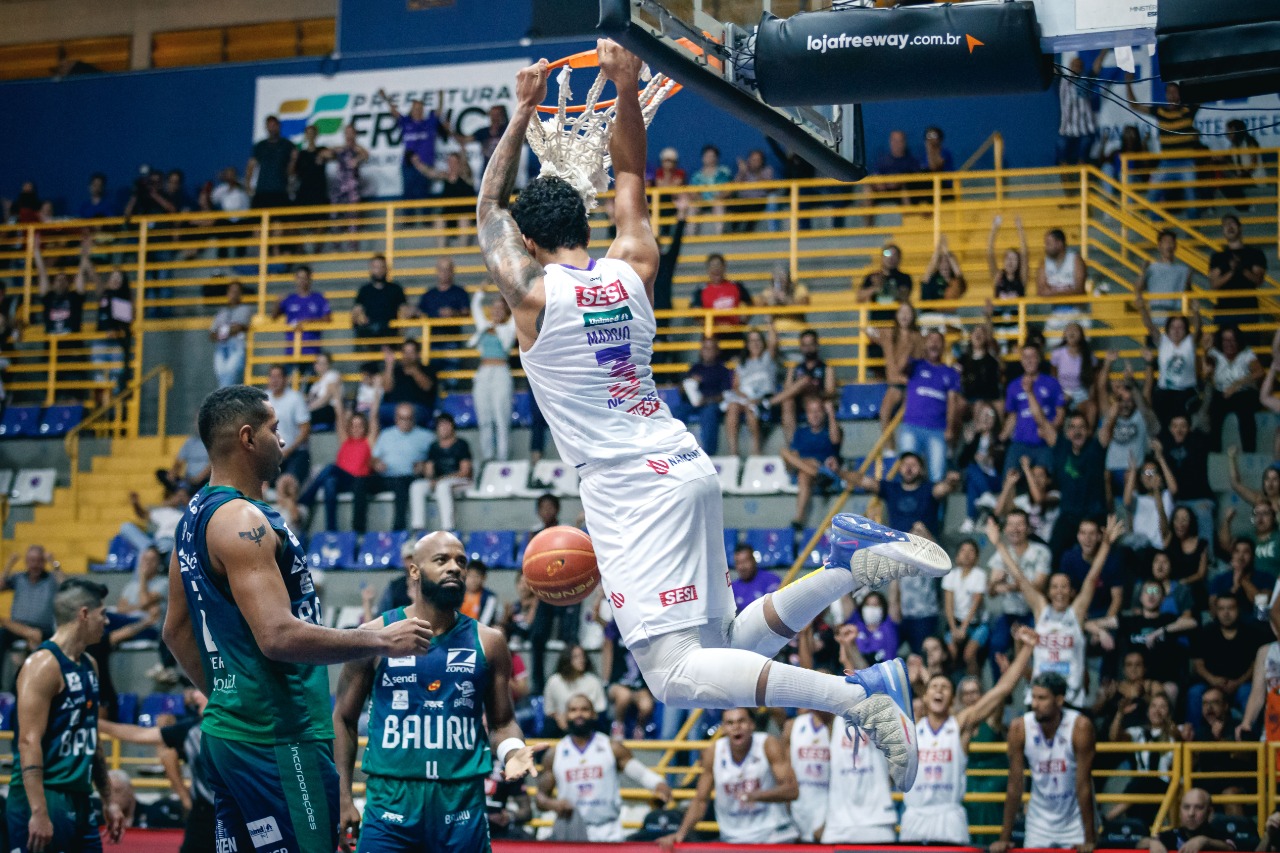 Sesi Franca vence o Bauru, mostra sua força e decide hoje vaga na final do Paulista